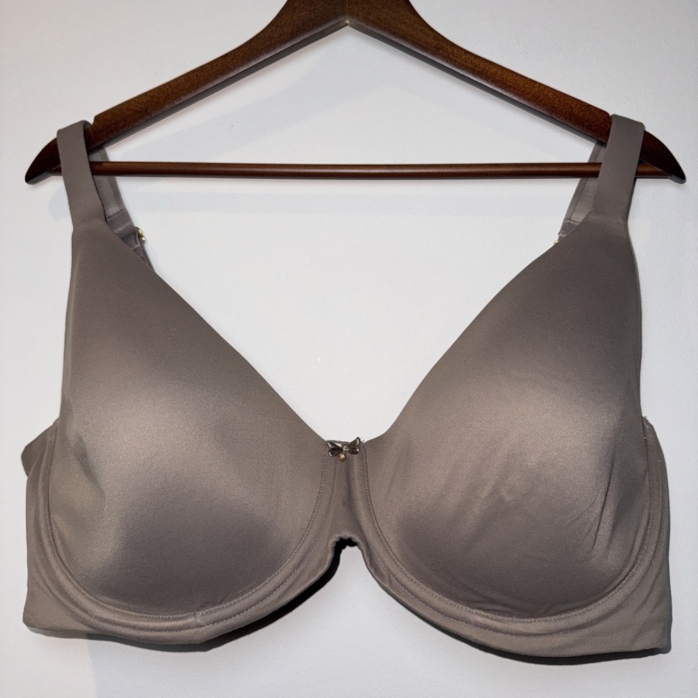 SOMA EMBRACEABLE PERFECT COVERAGE BRA IN WARM AMBER SIZE 42DDD‎ EUC BROWN GRAY